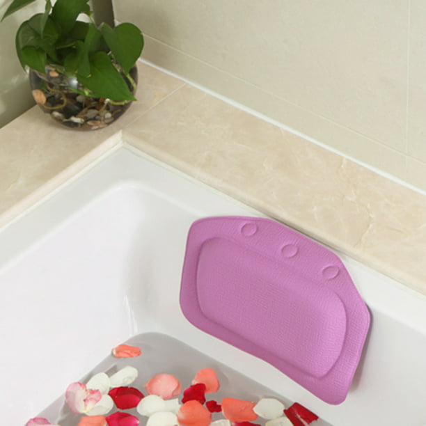 Home supplies bathtub pillow bath bathtub headrest suction cup waterproof